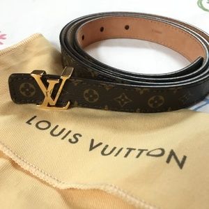 Chic Louis Vuitton Monogram Belt